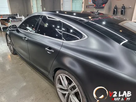 부산 랩핑 드라마틱한 변신 아우디 S7 전체랩핑 / 부산시 강서구