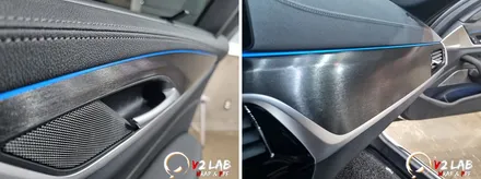 부산 BMW 5시리즈 (530e) 실내 랩핑 후기 / 부산시 강서구