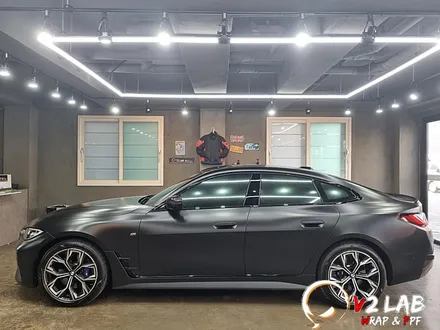 무광 랩핑 BMW 420i 전체 랩핑 시공 후기 / 부산시 강서구