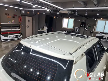 부산 랩핑 제거 티볼리 투톤 랩핑 재시공 / 부산시 강서구