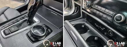 실내 랩핑으로 칙칙한 실내에서 모던하게 변신한 BMW 740 / 부산시 강서구