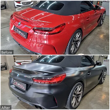 부산 랩핑 BMW Z4 전체 랩핑 후기 / 부산시 강서구