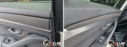 올드하고 지저분했던 실내를 깔끔하게 변신 BMW 528i 실내 랩핑 / 부산시 강서구