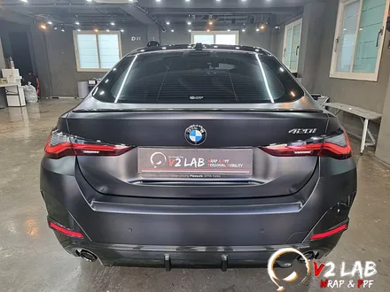 무광 랩핑 BMW 420i 전체 랩핑 시공 후기 / 부산시 강서구