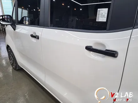 부산 실내 랩핑 기아 레이 시공 / 부산시 강서구