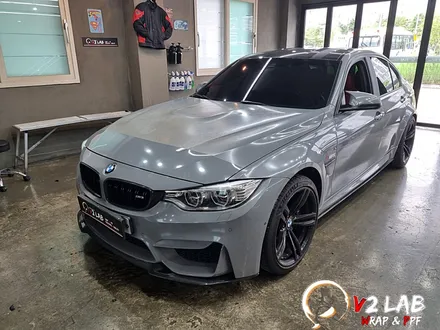 부산 랩핑 제거 BMW 320 M 보닛 재시공 / 부산시 강서구
