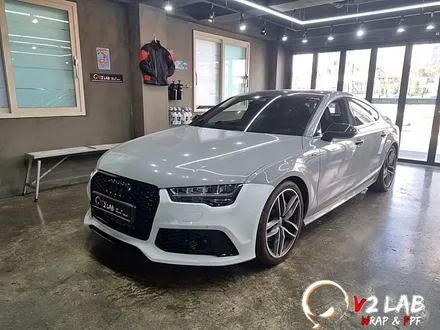 부산 랩핑 드라마틱한 변신 아우디 S7 전체랩핑 / 부산시 강서구