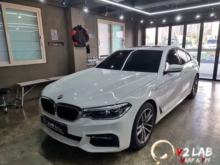 부산 랩핑 BMW 5시리즈 루프스킨 시공 후기 / 부산시 강서구