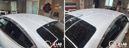 그랜저IG 루프스킨과 그릴 교체 시공 후기 / 부산시 강서구