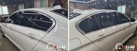 부산 크롬 죽이기 BMW 520i 시공 후기 / 부산시 강서구