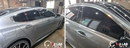 BMW 크롬 죽이기 시공 후기 840i 그란 쿠페 / 부산시 강서구