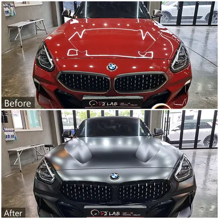 부산 랩핑 BMW Z4 전체 랩핑 후기 / 부산시 강서구