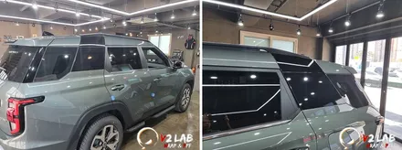 부산 래핑 토레스 부분 래핑_ C 필러 / 부산시 강서구