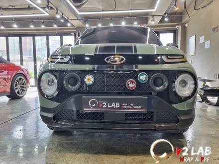 귀여운 SUV 캐스퍼의 포인트 랩핑 / 부산시 강서구