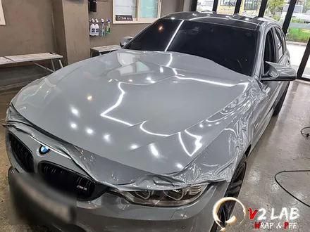 부산 랩핑 제거 BMW 320 M 보닛 재시공 / 부산시 강서구