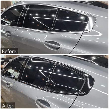 BMW 크롬 죽이기 시공 후기 840i 그란 쿠페 / 부산시 강서구