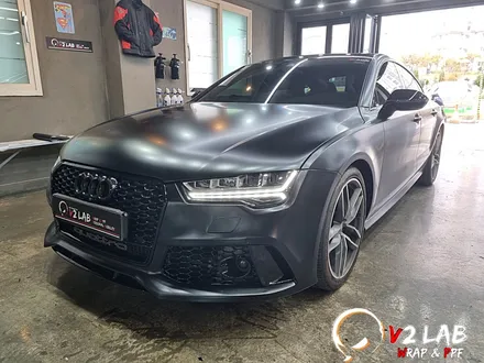 부산 랩핑 드라마틱한 변신 아우디 S7 전체랩핑 / 부산시 강서구