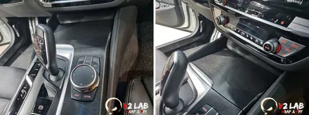 부산 BMW 5시리즈 (530e) 실내 랩핑 후기 / 부산시 강서구