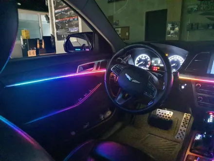 제네시스 G80 무빙 엠비언트 LED 라이트 실내 무드등 자동차 튜닝전문점 김해 장유 율하 / 경남 김해
