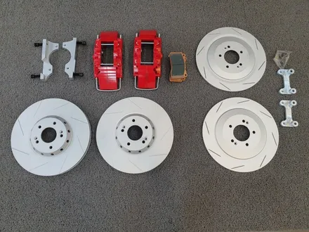 올뉴 K3 프론트 4P 브레이크 캘리퍼 디스크로터 패드 허브스페이스 옵셋 & 350mm 리어확장 제동력 업그레이드 됩니다. 자동차 튜닝전문점 경남 김해 / 경남 김해