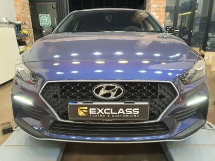 i30 PD N라인 프론트 범퍼 신형개조 & FULL LED 블랙베젤 헤드램프 순정옵션 적용 /사고차량 보험처리로 옵션까지 자동차 튜닝전문점 경남 김해 장유 율하 무계 주촌 / 경남 김해