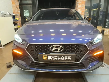 i30 PD N라인 프론트 범퍼 신형개조 & FULL LED 블랙베젤 헤드램프 순정옵션 적용 /사고차량 보험처리로 옵션까지 자동차 튜닝전문점 경남 김해 장유 율하 무계 주촌 / 경남 김해