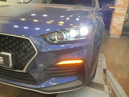 i30 PD N라인 프론트 범퍼 신형개조 & FULL LED 블랙베젤 헤드램프 순정옵션 적용 /사고차량 보험처리로 옵션까지 자동차 튜닝전문점 경남 김해 장유 율하 무계 주촌 / 경남 김해