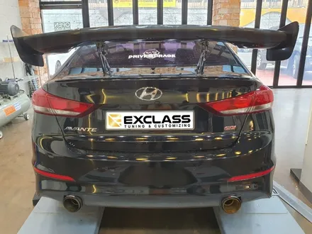 RSW G70 GT 윙 스포일러 아반떼 AD차량에 장착 후기 김해 익스클래스 / 경남 김해