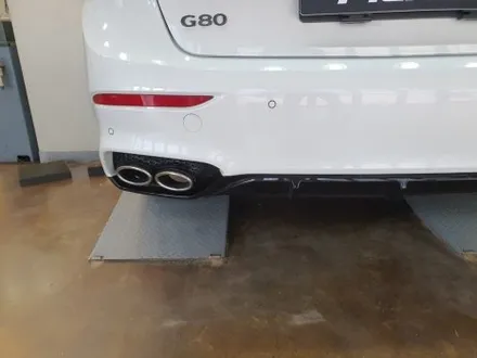G80 DH 스포츠 디자인 패키지 더블트윈 머플러 듀얼팁 적용 / 엠비언트 무드등 시공 / 경남 김해