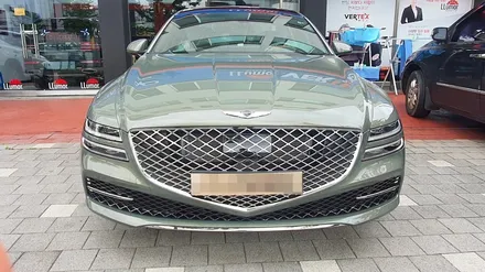 [인천썬팅] 핀도스그린 제네시스 G80, 루마 버텍스900 썬팅작업