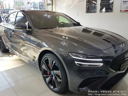 [인천썬팅] 2021 G70, 루마 버텍스700 썬팅작업.