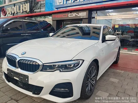 [인천썬팅] BMW320i 하버캠프 세라믹본드 썬팅작업.