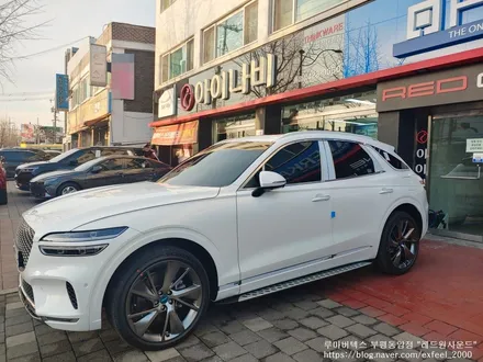 [인천썬팅] 2021 제네시스 GV70 루마 버텍스700 썬팅작업.