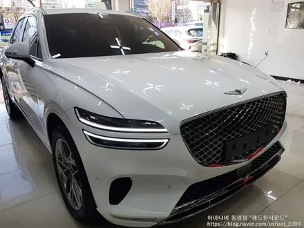 [인천썬팅] 2021 제네시스 GV70 신차패키지 작업 - 칼트윈 RX썬팅, 아이나비 블랙박스 Z5000, 보조배터리 BAB-55, 코일매트, PPF 3종 작업.