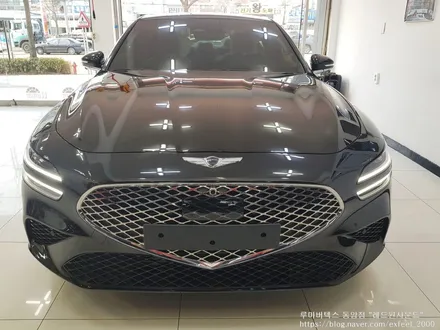 [인천썬팅] 비크블랙 제네시스 G70 과 모던블랙 루마 버텍스 700 의 조합.
