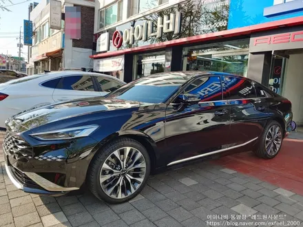 [인천썬팅] 2021 K8 신차패키지 작업 - 아이나비 칼트윈 RX 썬팅, 아이나비 블랙박스 Z5000PLUS, 코일매트 작업.