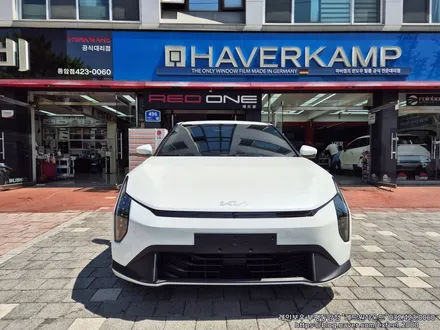 [인천썬팅] The Kia EV4 어스 롱레인지 - 레인보우 V90 썬팅 · 아이언가드 UE-10 유리막코팅 · PPF 5종 작업