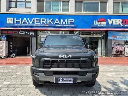 [인천썬팅] The Kia 타스만 - 레인보우 V90 썬팅 · 아이언가드 UE-10 유리막코팅 · PPF 4종 · 코일매트 작업