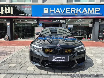[인천썬팅] BMW M5 - 레인보우 VS200 / V90 썬팅 재작업 · 아이나비 QXD MEGA2 4채널 블랙박스 장착