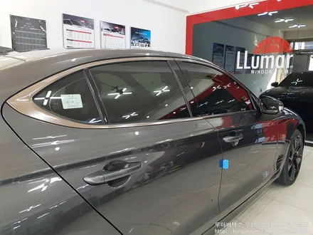 [인천썬팅] 2021 G70, 루마 버텍스700 썬팅작업.