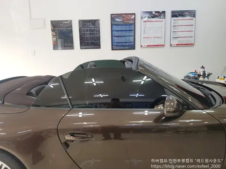 [인천썬팅] 포르쉐911 카레라4S 하버캠프 세라믹본드 썬팅 재작업.