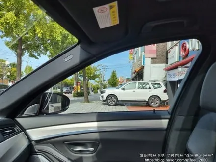 [인천하버캠프] BMW M5 - 하버캠프 세라믹본드 썬팅 재작업 · 아이나비 블랙박스 보조배터리 BAB-105 장착 작업