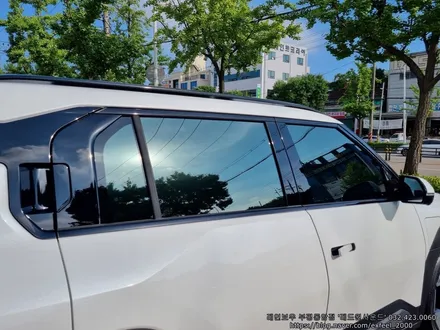 [인천썬팅] The Kia EV3 어스 롱레인지 - 레인보우 V90 썬팅 · 아이언가드 UE-10 유리막코팅 · PPF 5종 · 코일매트 작업