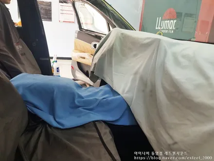 [인천썬팅] 4세대 쏘렌토MQ4, 아이나비 칼트윈 반사필름틴팅작업