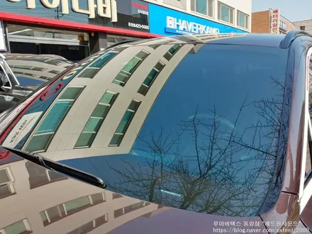 [인천썬팅] 바로사 버건디 제네시스 GV70 루마 아티젠 썬팅작업.
