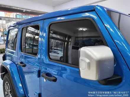 [인천썬팅] 2021 Jeep Wrangler 4xe 하버캠프 세라믹본드 썬팅 작업.
