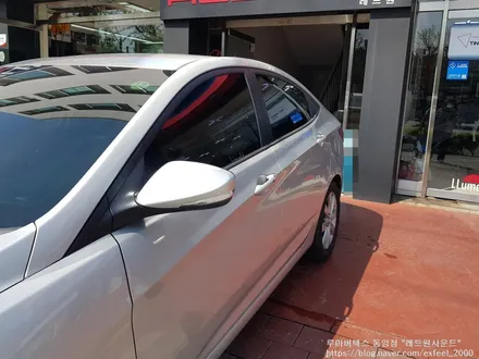 [인천썬팅추천] 현대자동차 엑센트 루마 버텍스 700 / 300 썬팅 재작업