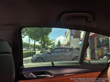 [인천썬팅] BMW M5 - 레인보우 VS200 / V90 썬팅 재작업 · 아이나비 QXD MEGA2 4채널 블랙박스 장착