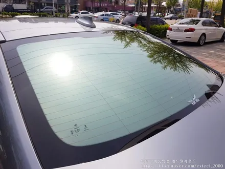 [인천썬팅] BMW 530d, BMW 520d 아이나비 반사필름 재작업