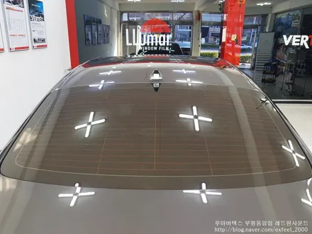 [인천썬팅] 2021 G70, 루마 버텍스700 썬팅작업.